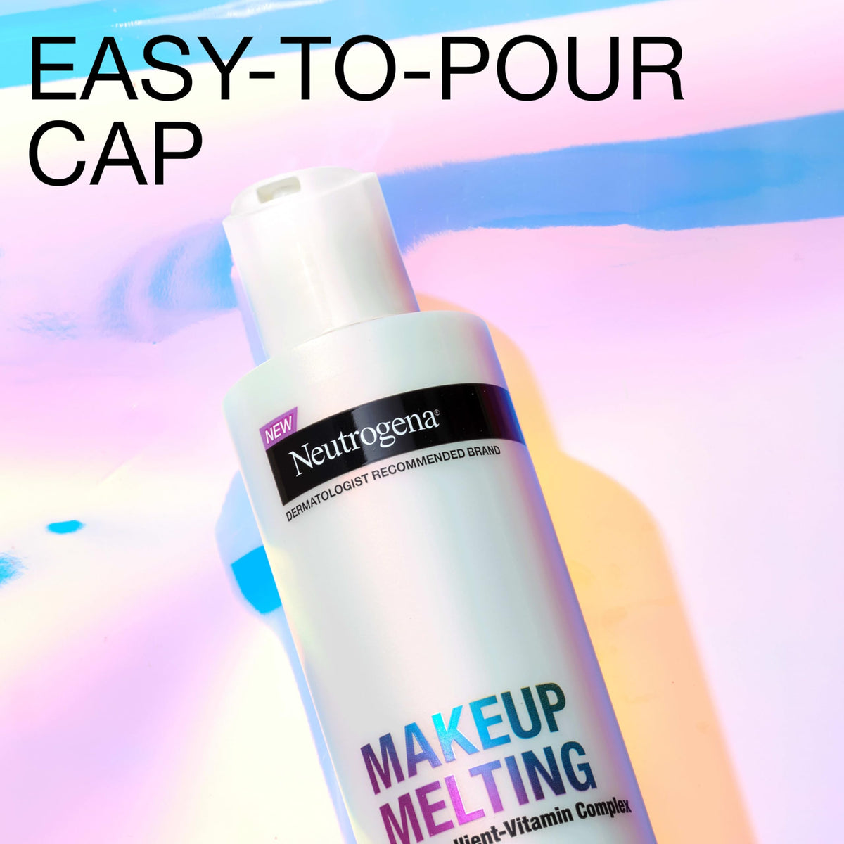 Neutrogena close texture drop demonstrating lightweight, non-greasy feel