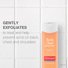 neutrogena close-up of exfoliating beads highlighting gentle physical exfoliation