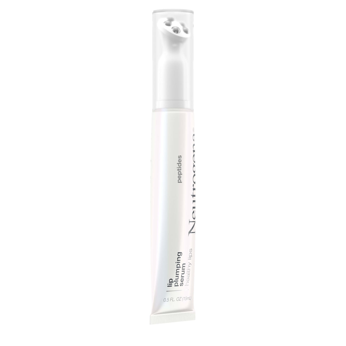 Neutrogena close-up of peptide-rich serum texture conveying hydration and plumping action