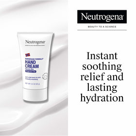 Neutrogena close-up of lotion texture highlighting glycerin hydration