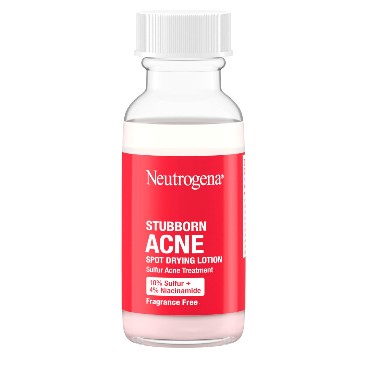 Neutrogena lotion texture close-up highlighting quick-drying benefit