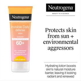 Neutrogena lotion close-up texture showing quick-absorbing benefit