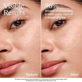 Neutrogena applied to cheek demonstrating even spread and quick absorption benefit