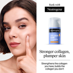 Neutrogena cream texture on fingertip illustrating lightweight absorption benefit