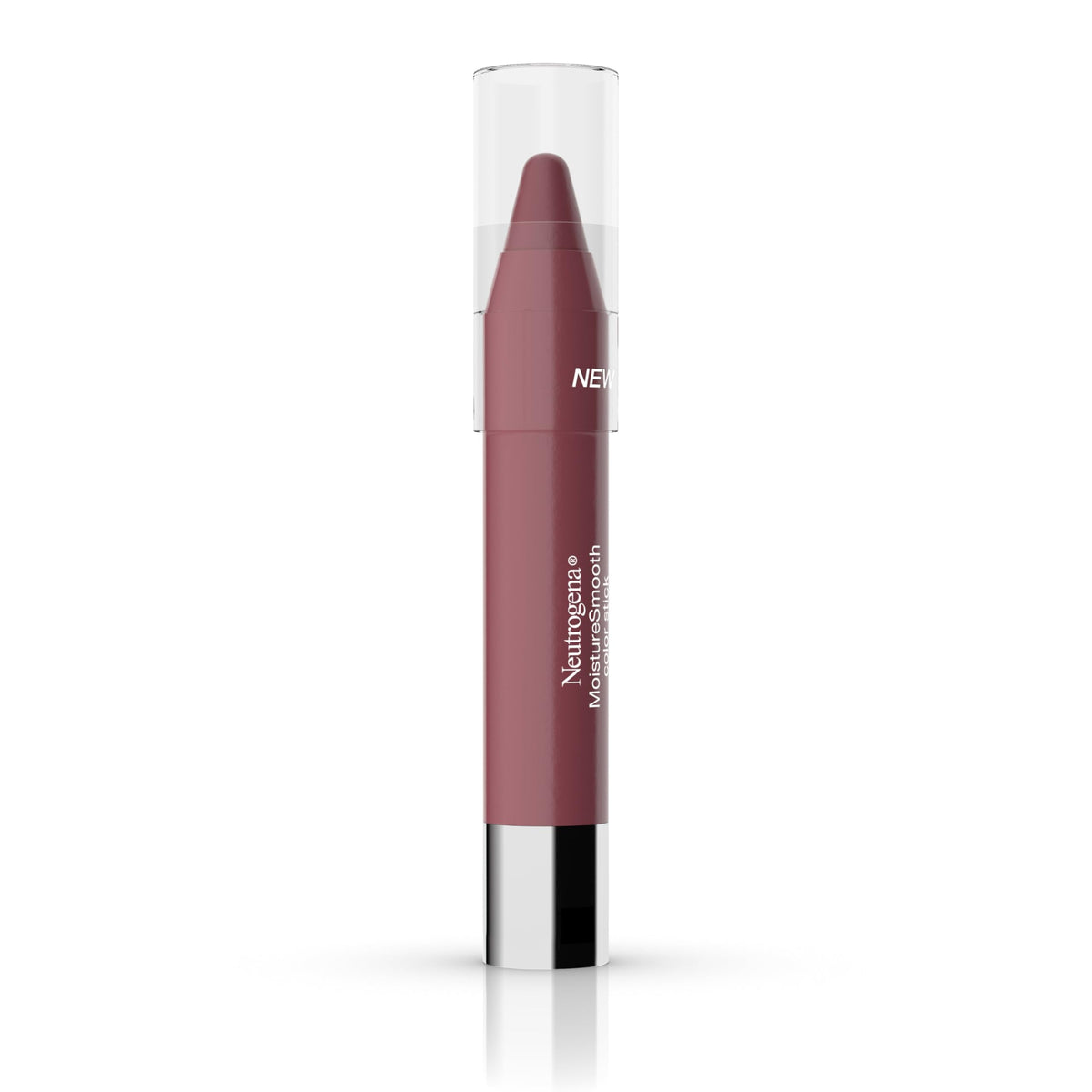 Neutrogena color stick 120 berry brown swatch showing wearable color