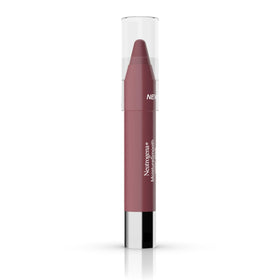 Neutrogena color stick 120 berry brown swatch showing wearable color