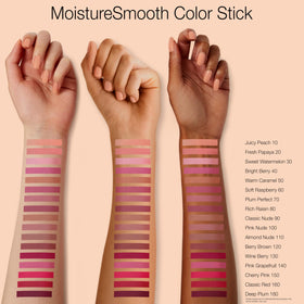 Neutrogena close-up of color stick bullet highlighting creamy texture and smooth application benefit