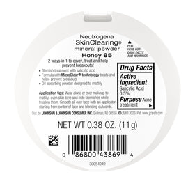 Neutrogena compact placed beside skincare bottles to show routine compatibility