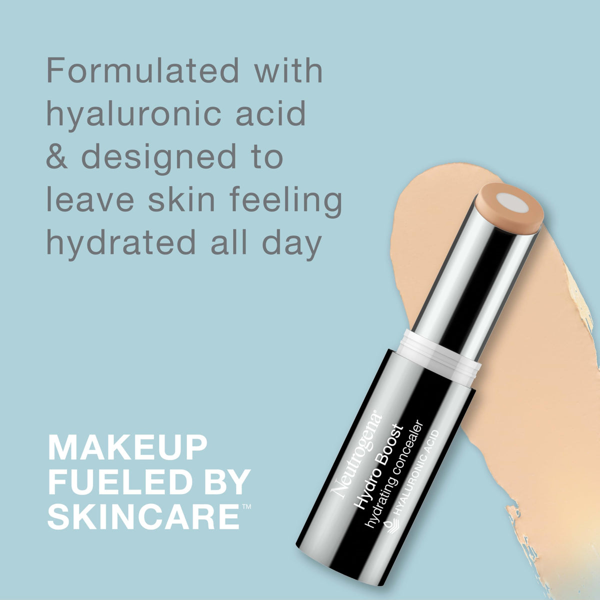 Neutrogena concealer cap and label detail highlighting product information