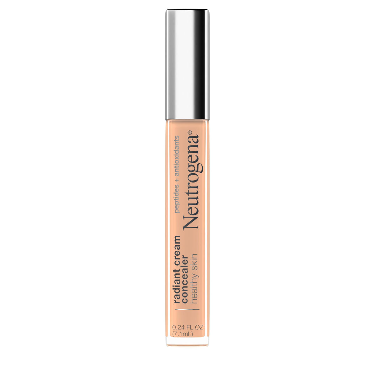 Neutrogena concealer tube front view shows shade and clean packaging benefit
