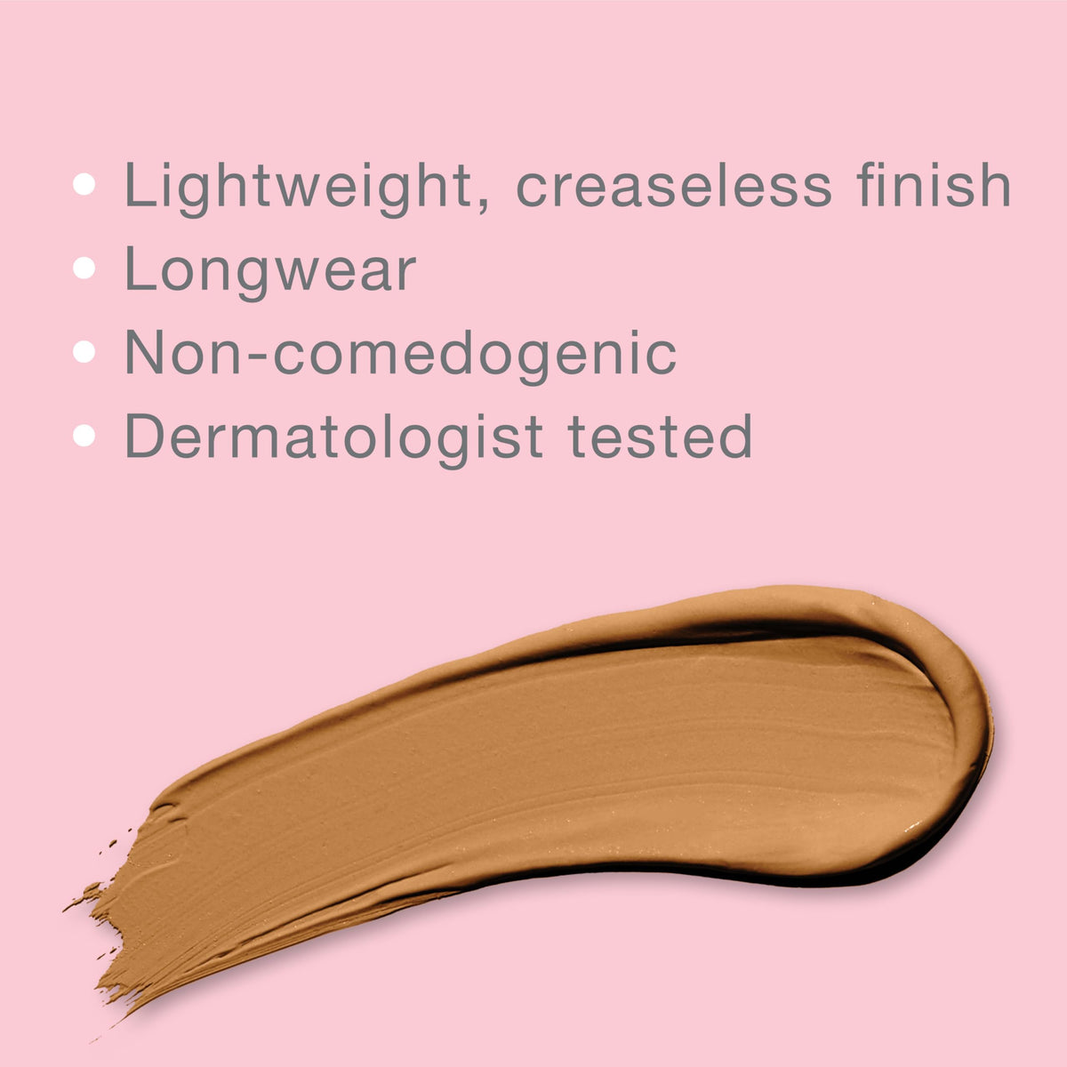 Neutrogena concealer swatch on forearm shows coverage and blendability benefit
