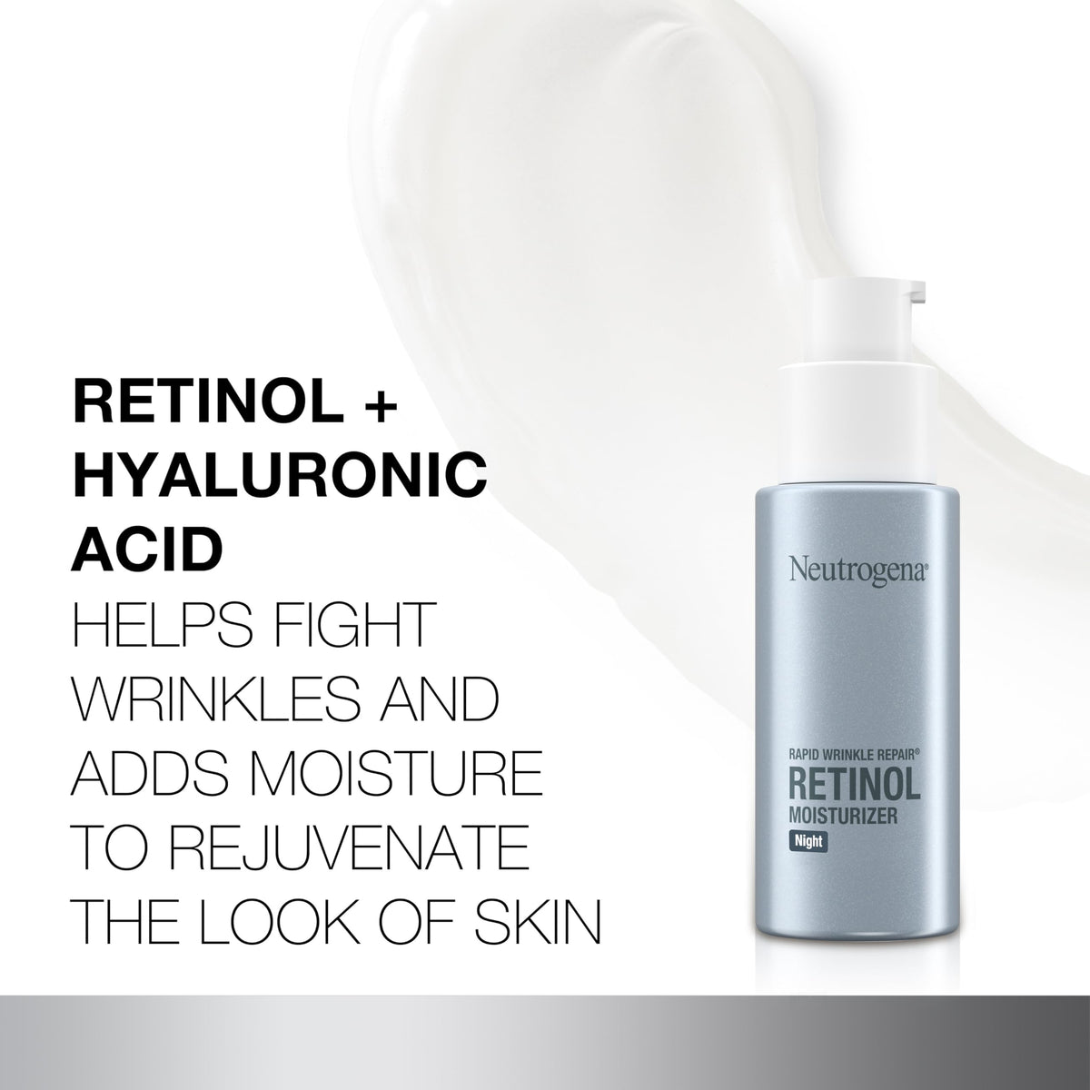 neutrogena cream on fingertip ready for pearl-sized application