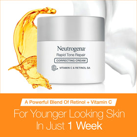Neutrogena cream texture close-up showing hydrating, non-greasy finish