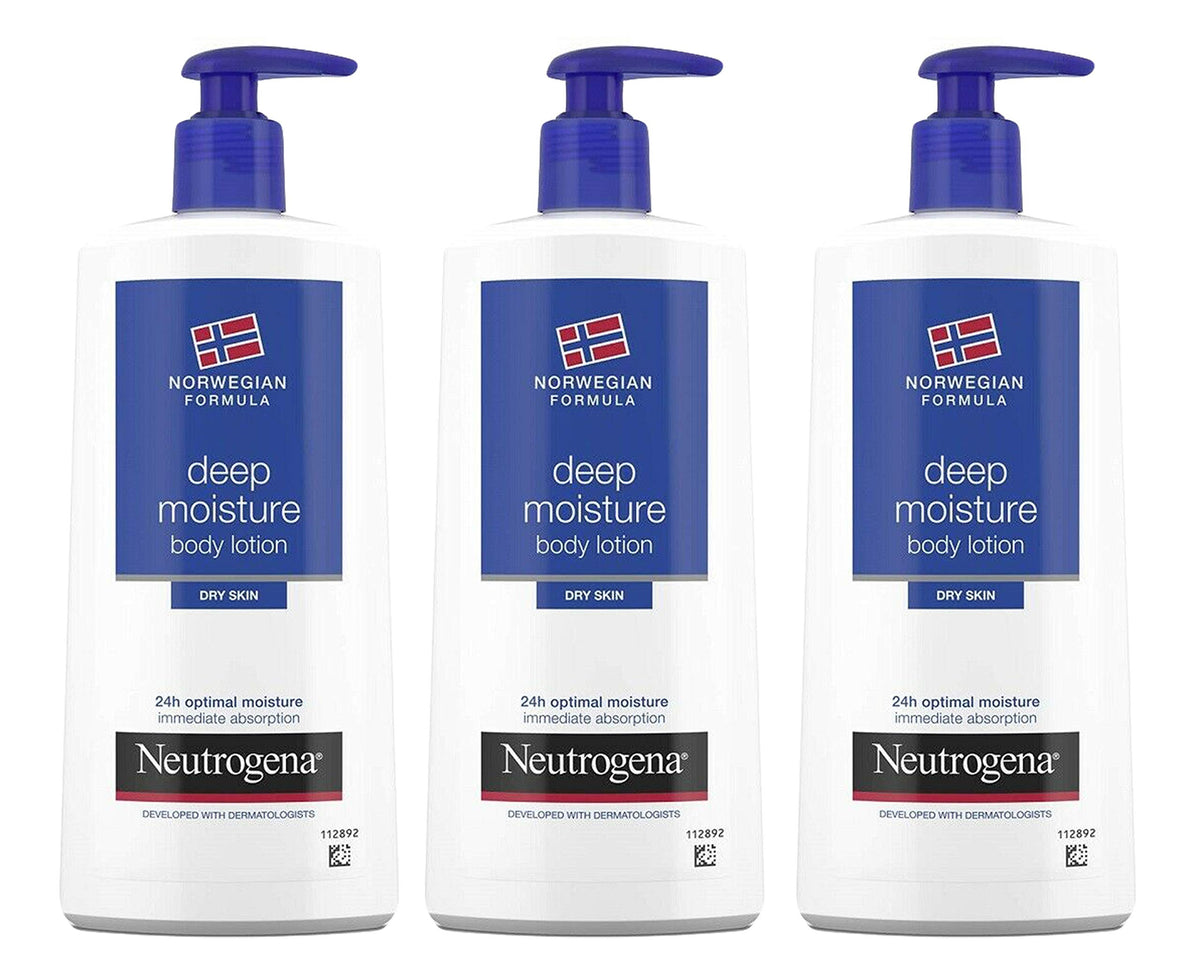 Neutrogena front bottle view showing label and long-lasting hydration benefit