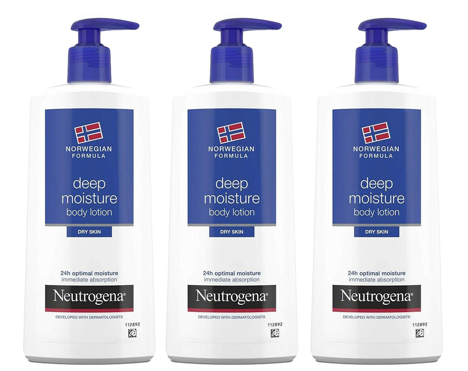Neutrogena front bottle view showing label and long-lasting hydration benefit