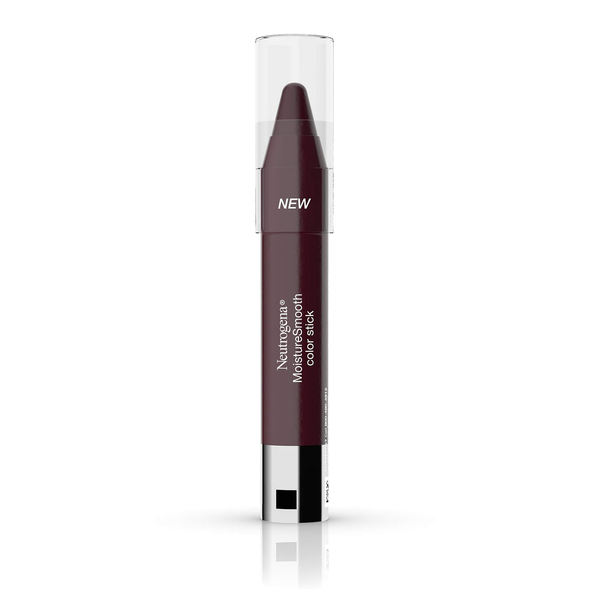 Neutrogena Deep Plum front packaging showing tube and shade, clear identification and appeal