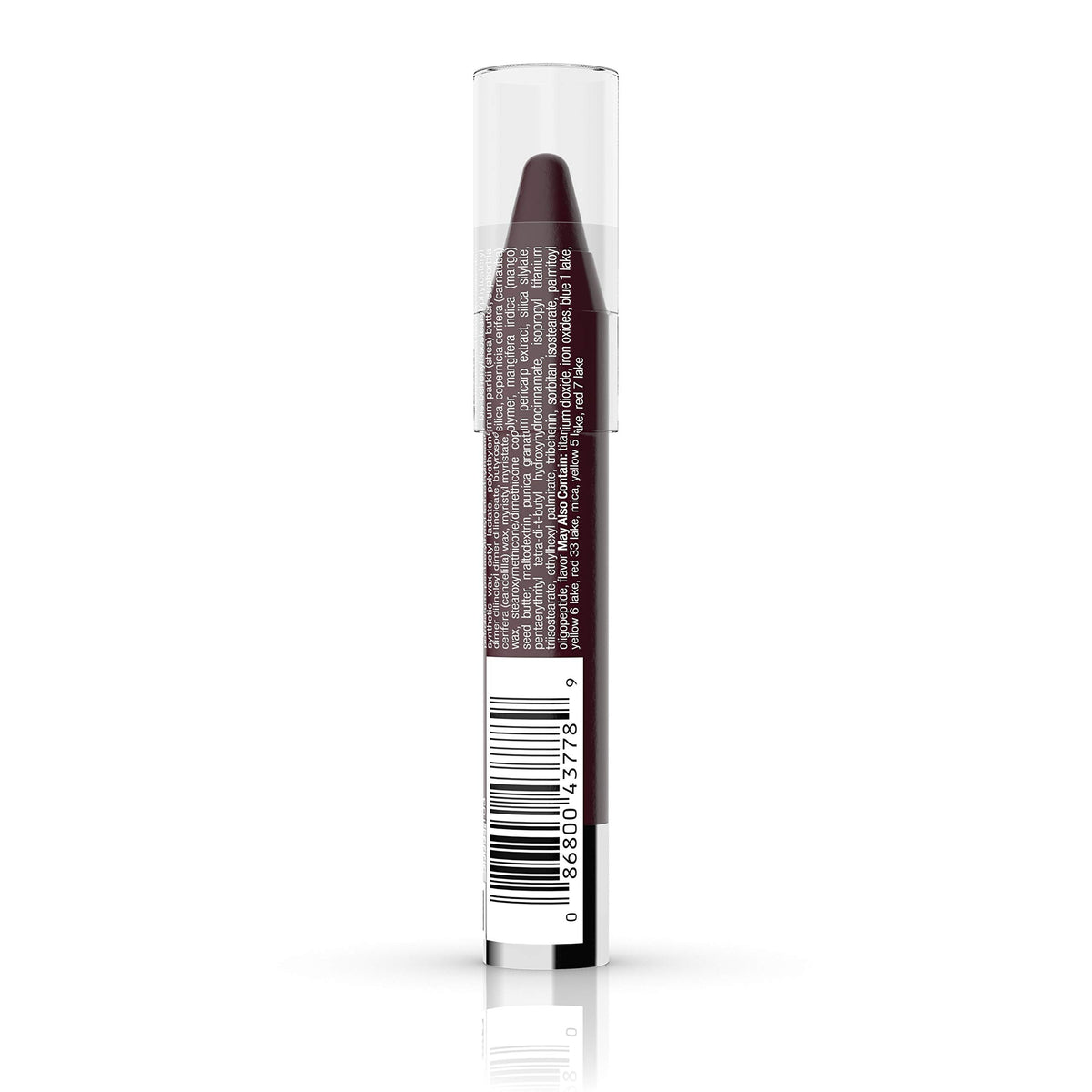 Neutrogena Deep Plum size comparison next to coin showing portable, purse-friendly tube