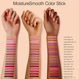 Neutrogena Deep Plum twist-up detail highlighting easy application and no-sharpener convenience