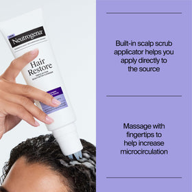 Neutrogena gel texture on palm highlighting clarifying formulation and exfoliation