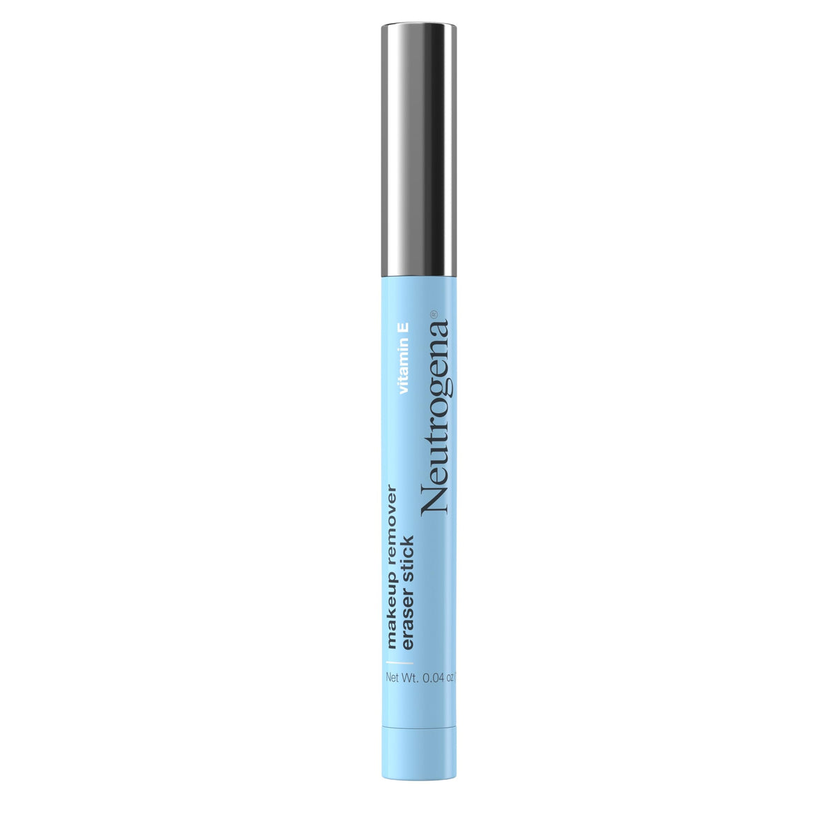 Neutrogena eraser stick front packaging shows compact portable design benefit