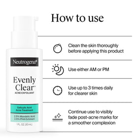 Neutrogena applied during morning routine next to sunscreen showing daily use