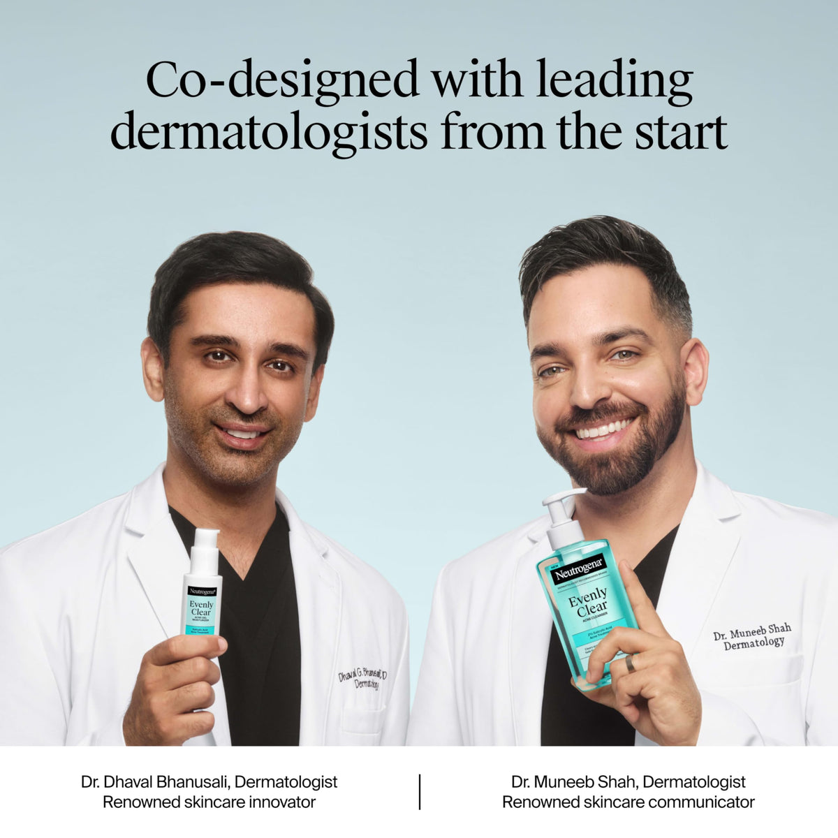 Neutrogena sprayed on body area demonstrating multi-use face and body refresh benefit