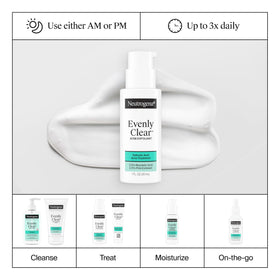 Neutrogena bottle on bathroom counter suggesting seamless skincare integration