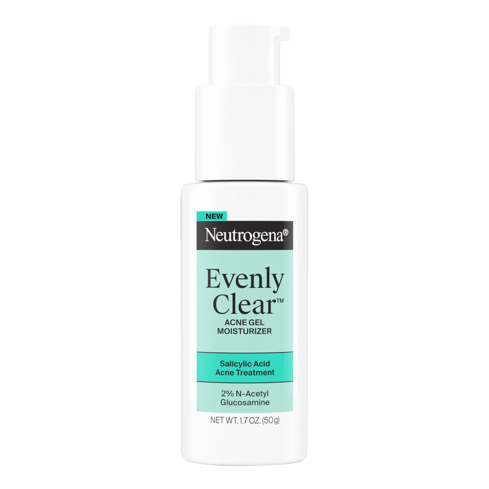 Neutrogena front packaging showing product benefits and size