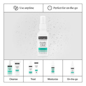 Neutrogena label close-up showing stabilized hypochlorous acid and ingredient clarity benefit