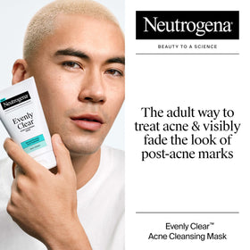 Neutrogena close-up cream texture showing smooth clay consistency and absorbency