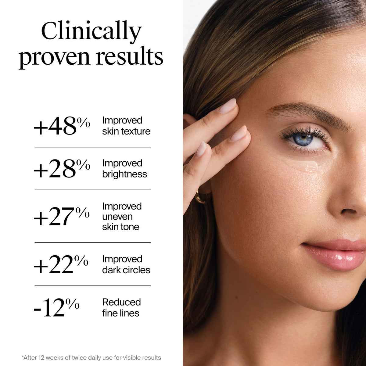 Neutrogena dollop on hand showing lightweight gel-cream texture and easy blending benefit