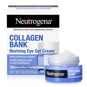 Neutrogena front packaging showing the eye cream and tube — clear product identity and benefit