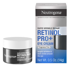 Neutrogena front packaging showing jar and branding with clear benefit