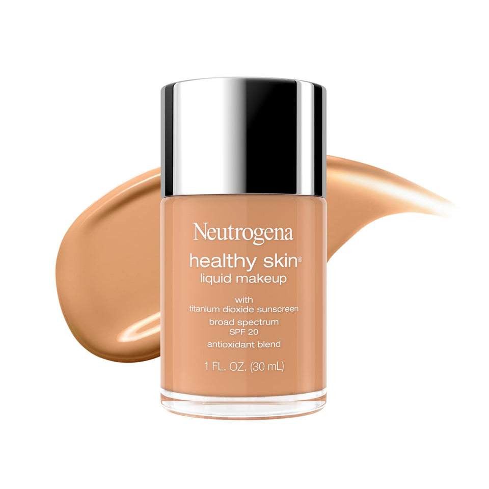 Neutrogena foundation front bottle showing product and SPF 20 protection