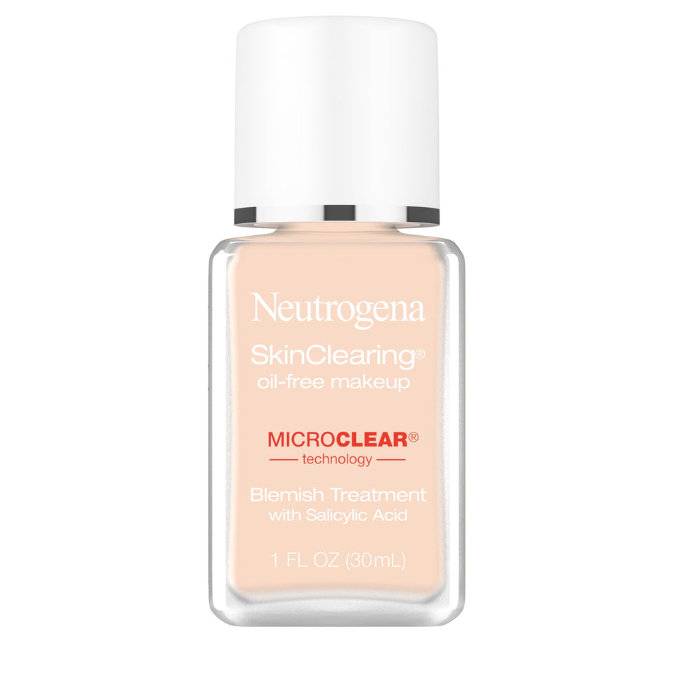 Neutrogena front bottle showing label and shade for easy selection