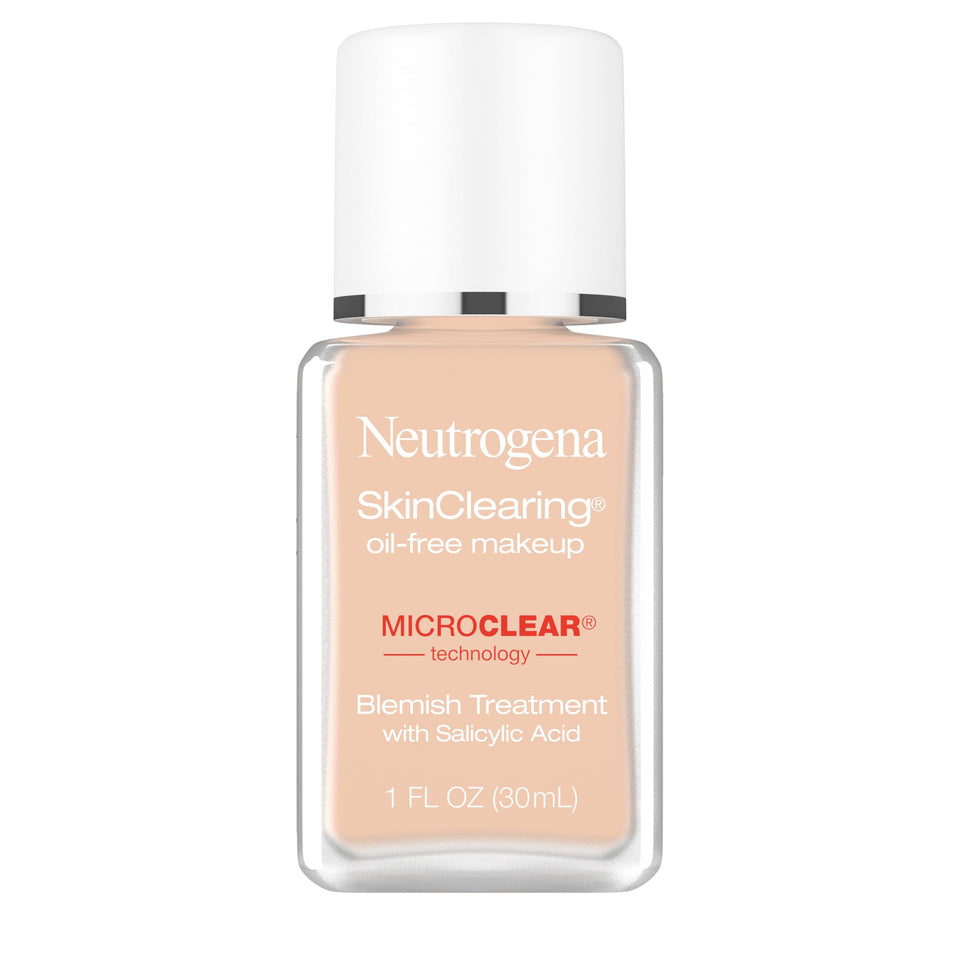 Neutrogena front packaging showing product and shade, clear cosmetic benefit