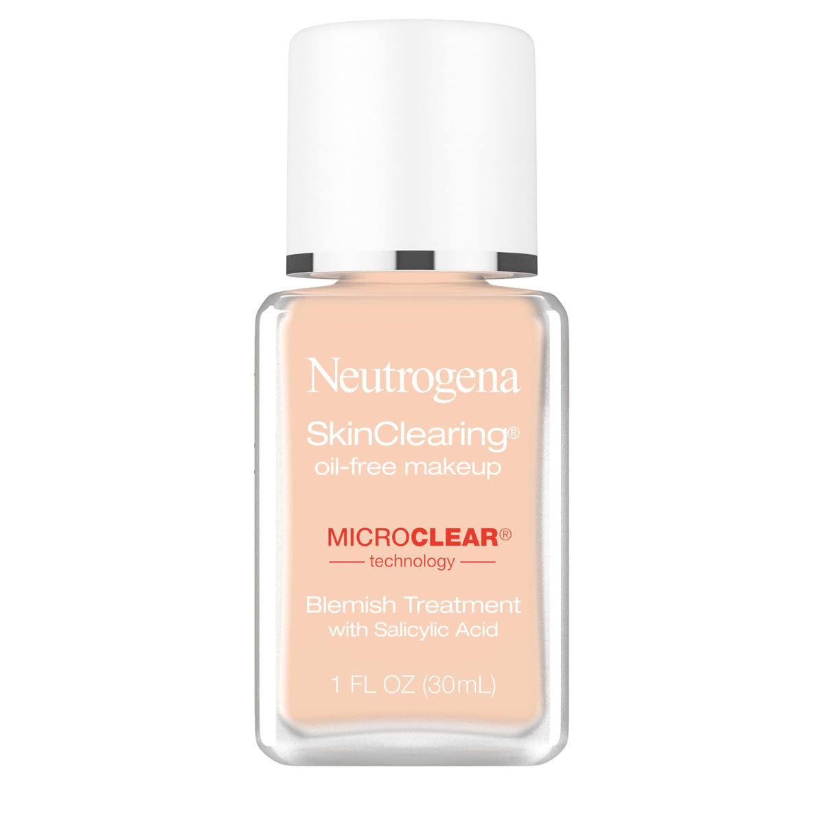 Neutrogena front bottle Medium Beige shows compact acne-fighting foundation