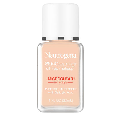 Neutrogena front bottle Medium Beige shows compact acne-fighting foundation