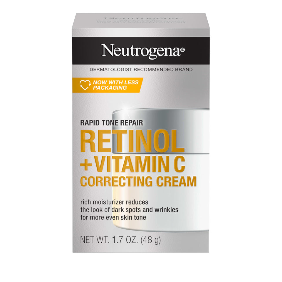 Neutrogena jar front view showing product and brightening benefit