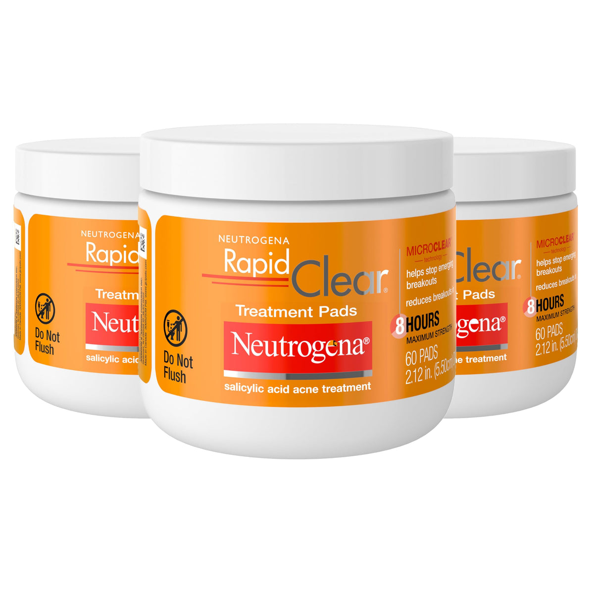 Neutrogena front packaging three-pack showing convenience and value