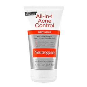 Neutrogena front packaging showing 4.2 oz tube and acne control benefit