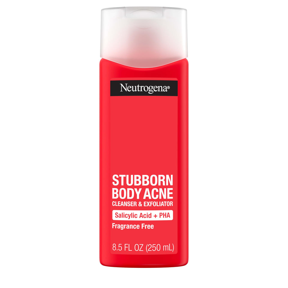 Neutrogena front packaging bottle showing clear acne treatment