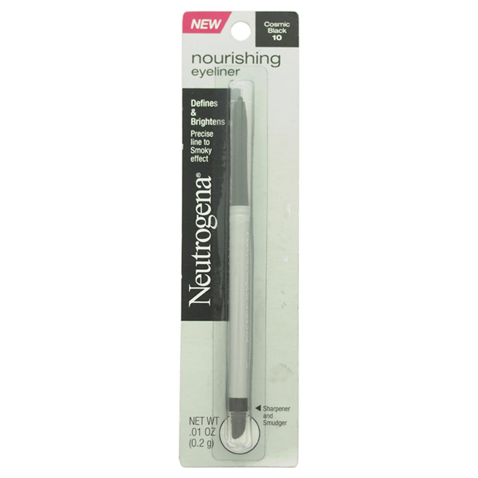 Neutrogena front packaging Cosmic Black showing sleek pencil and benefits