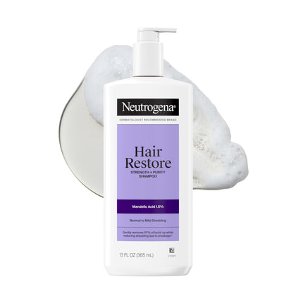 Neutrogena front packaging showing bottle and benefits