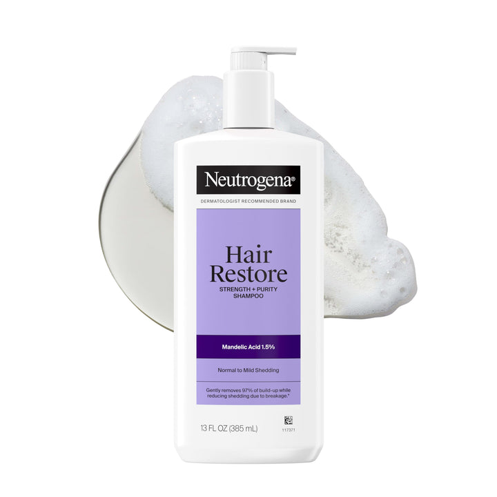 Neutrogena front packaging showing bottle and benefits