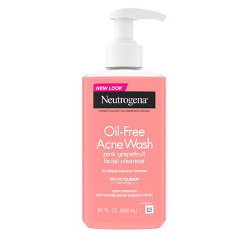 Neutrogena front packaging showing full bottle and branding for quick recognition