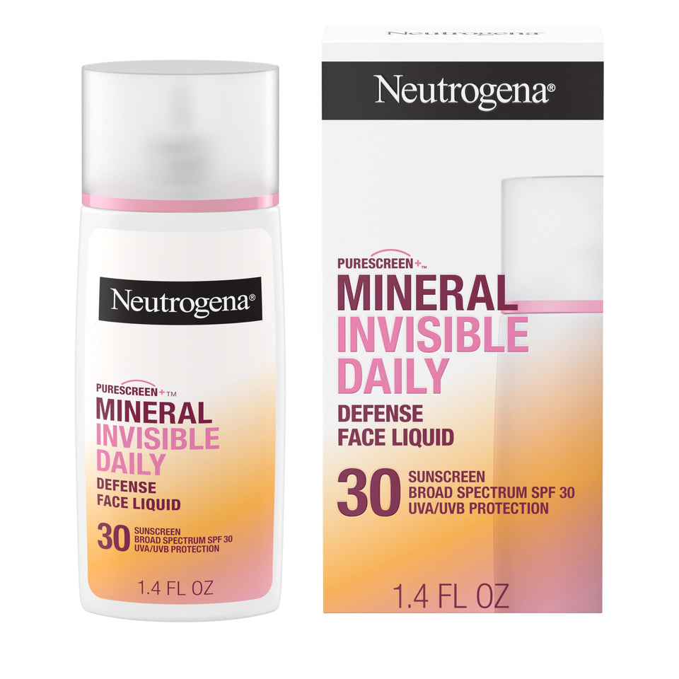 Neutrogena front packaging showing bottle and SPF 30 protection benefit