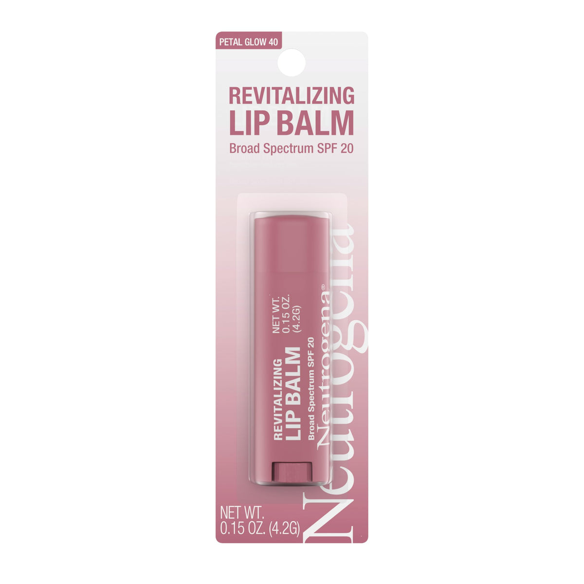 Neutrogena front packaging showing sheer petal glow and SPF benefit