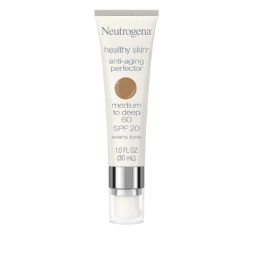 Neutrogena front tube in shade 60 medium to deep showing product branding and size, convenient daily protection