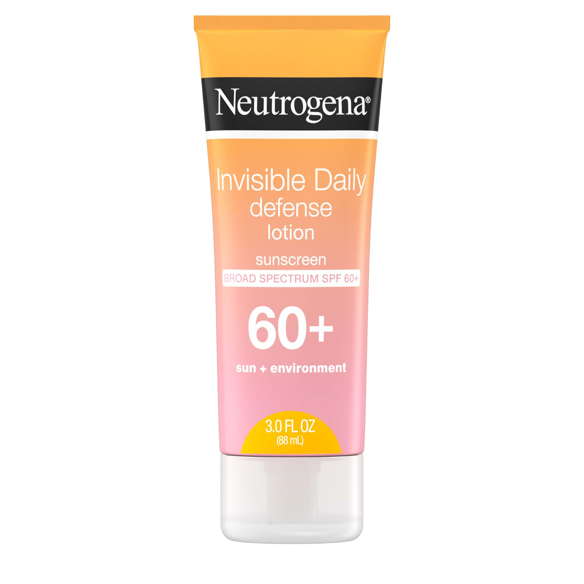 Neutrogena tube front view showing SPF 60+ protection benefit